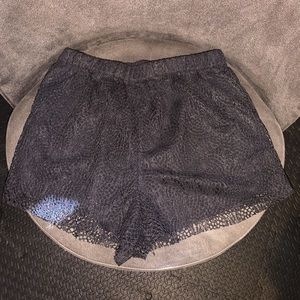 Aritzia Little Moon Eyelit Shorts